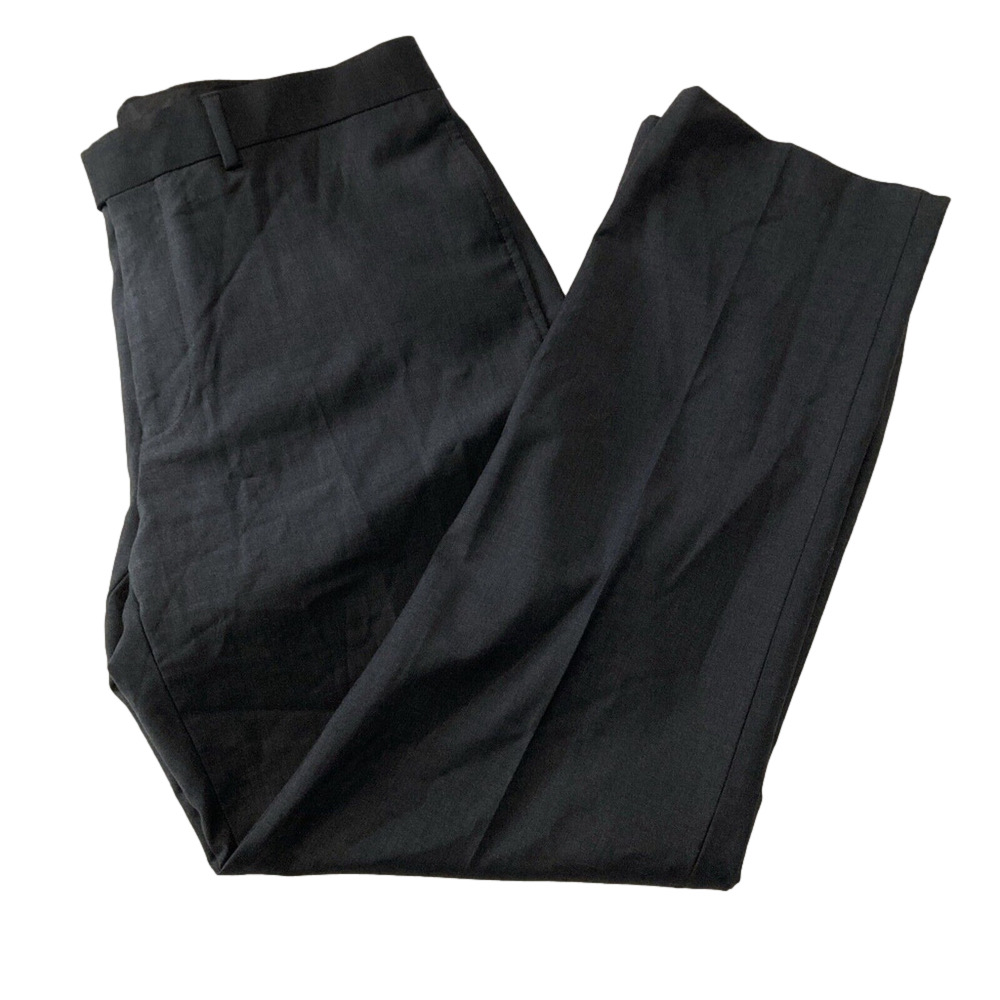 Calvin Klein Men’s Dress Pants Black 94% Wool Mens Size 34 X 32